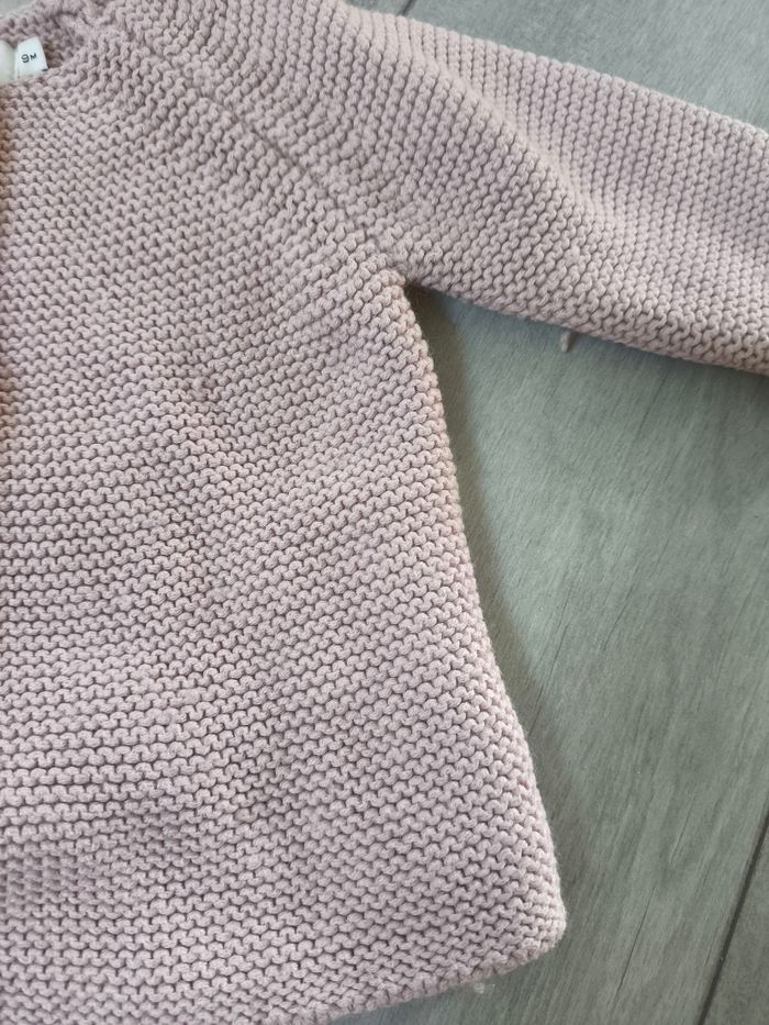 Gilet rose Cyrillus maille - photo numéro 3