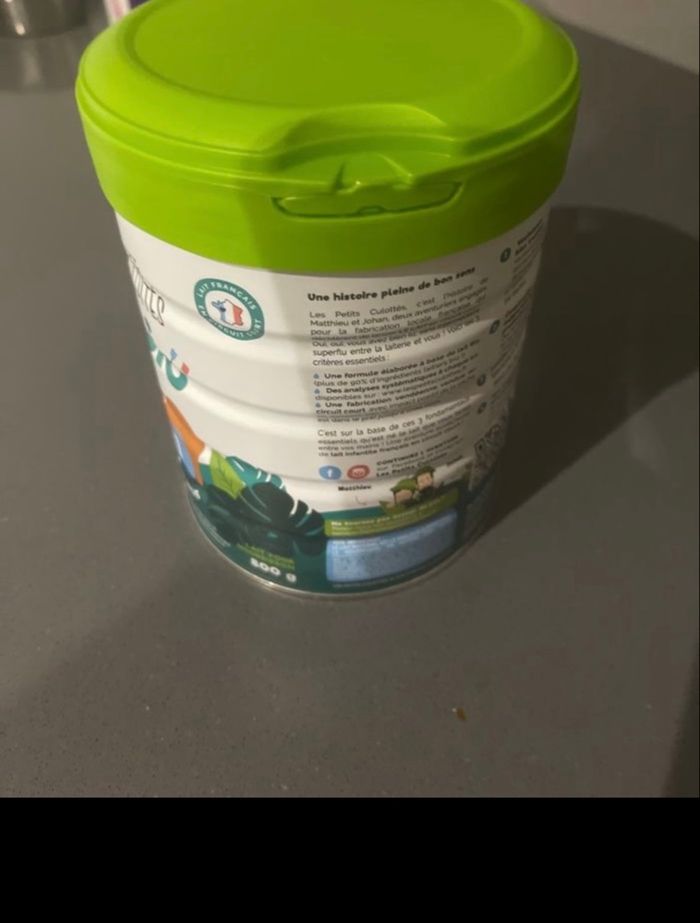 Lait 1er âge les petits culottées