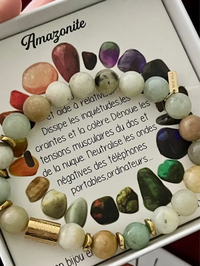 Bracelet en pierre naturelles - photo numéro 3