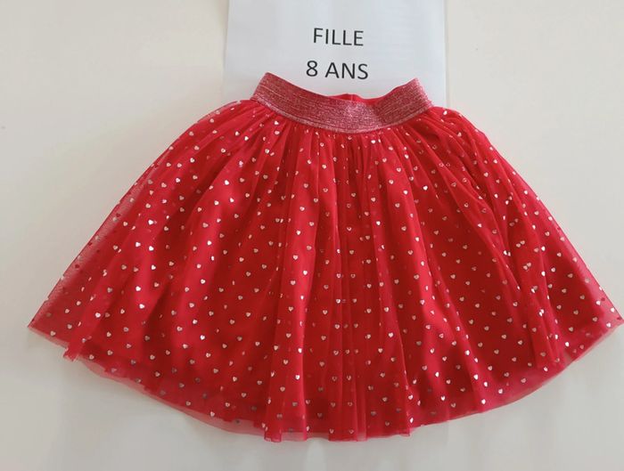 Jupe cœur 8 ans