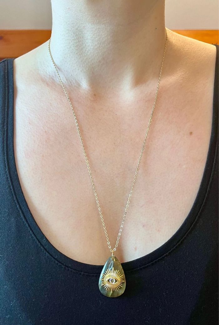 Sautoir talisman Labradorite protectrice - photo numéro 9