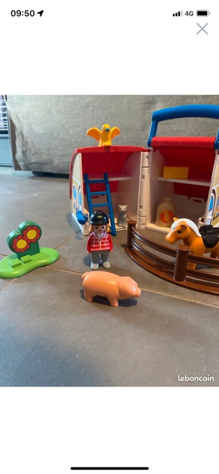 Playmobil 1.2.3 - ferme transportable- 6778 - photo numéro 4