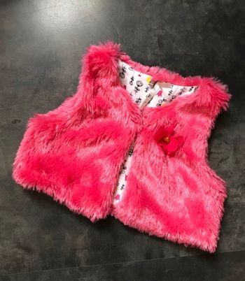 gilet boléro en fourrure 12 mois orchestra