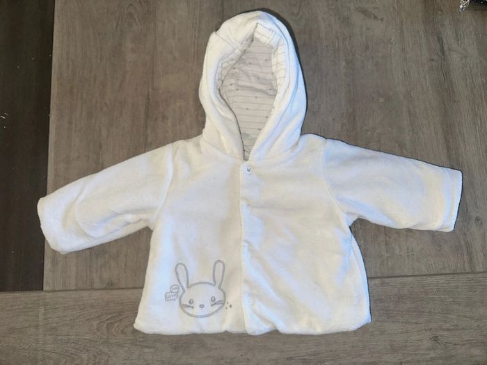 Gilet épais velours bébé
