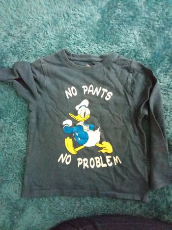 Tee shirt manche longue Donald Orchestra 6ans