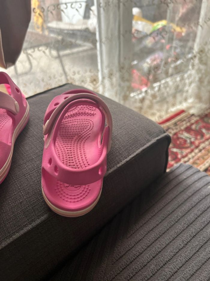 Sandales crocs rose et fushia - photo numéro 4