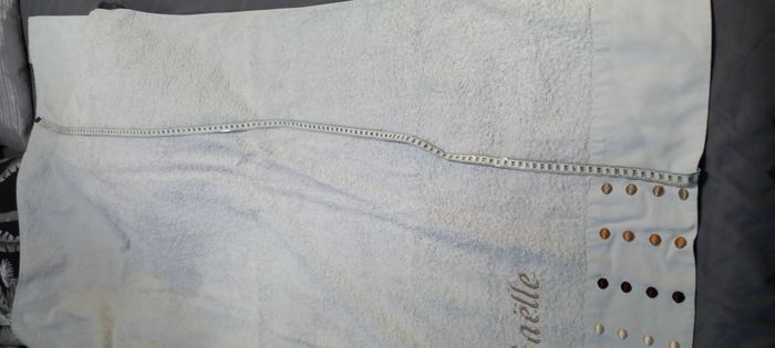 Drap de bain Carré Blanc - photo numéro 4