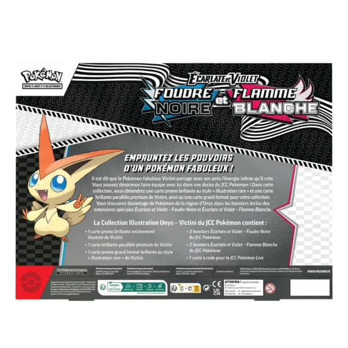 Pokémon 🇫🇷 Coffret Illustration Victini EV10.5 | Foudre Noire & Flamme Blanche - photo numéro 2