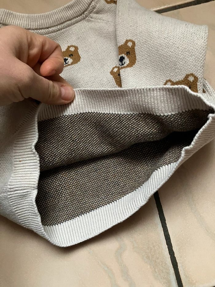 Pull jacquard 6 mois - photo numéro 7