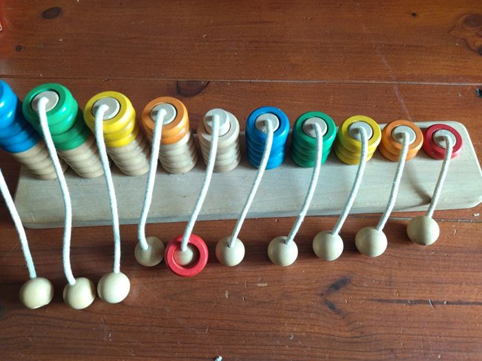 Jeu en bois apprendre à compter - photo numéro 3