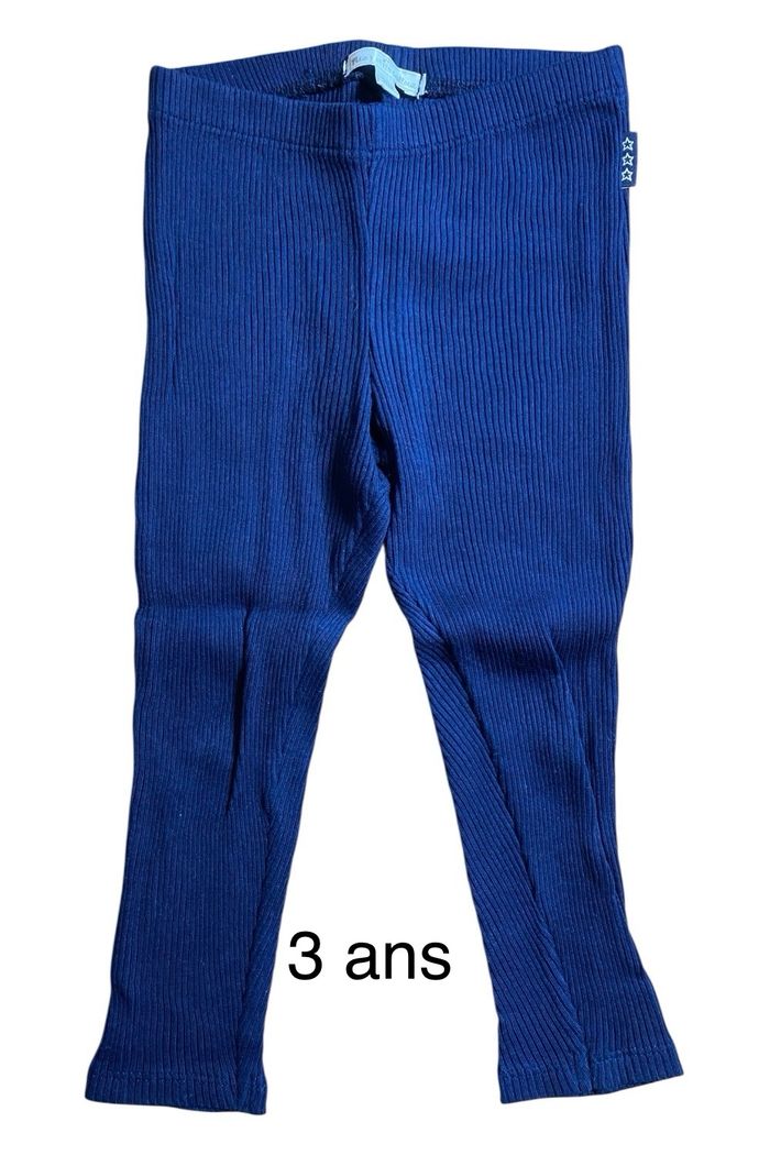 Mes Petits Cailloux Legging bleu Taille 3 ans