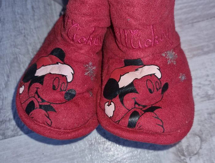 Chausson noel mickey - photo numéro 3
