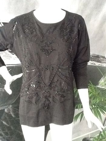 Haut Morgan perles cousues