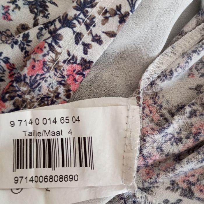 Blouse fluide longue florale femme 46 - photo numéro 6