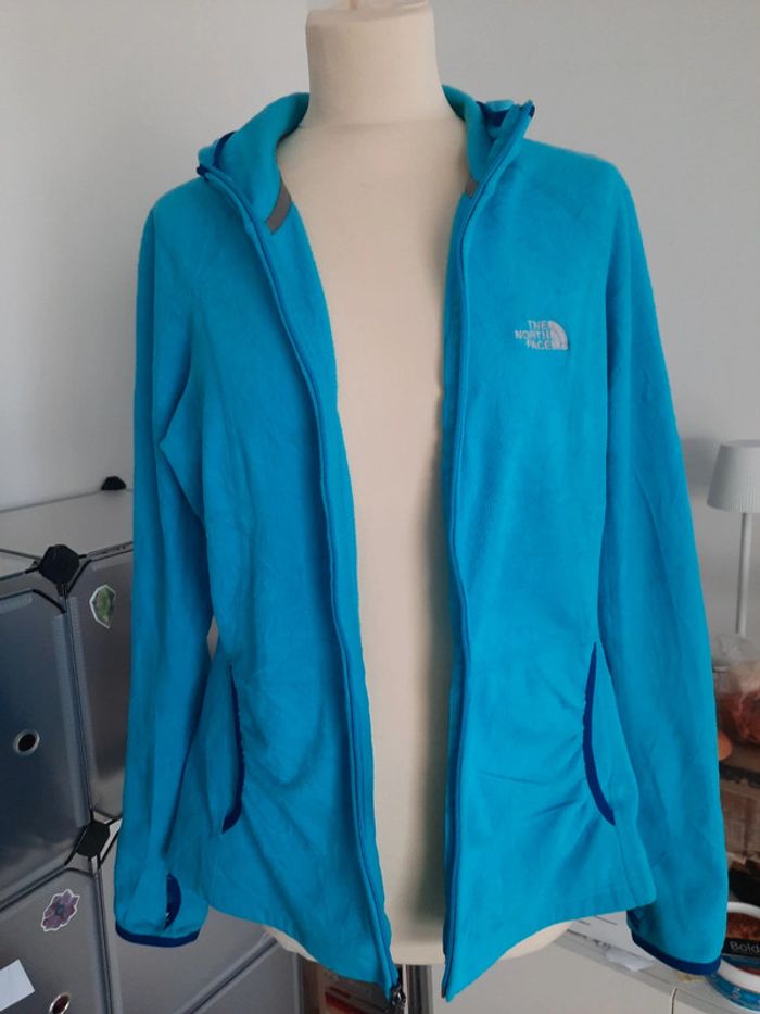 Polaire The North Face femme xl turquoise # lora11femme42 - photo numéro 7