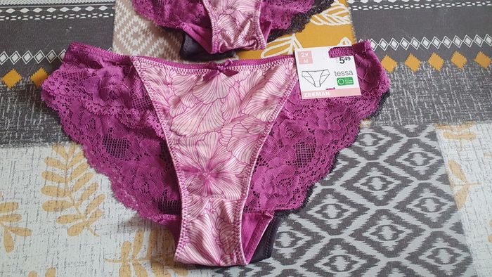 4 culottes avec dentelle taille M - photo numéro 3