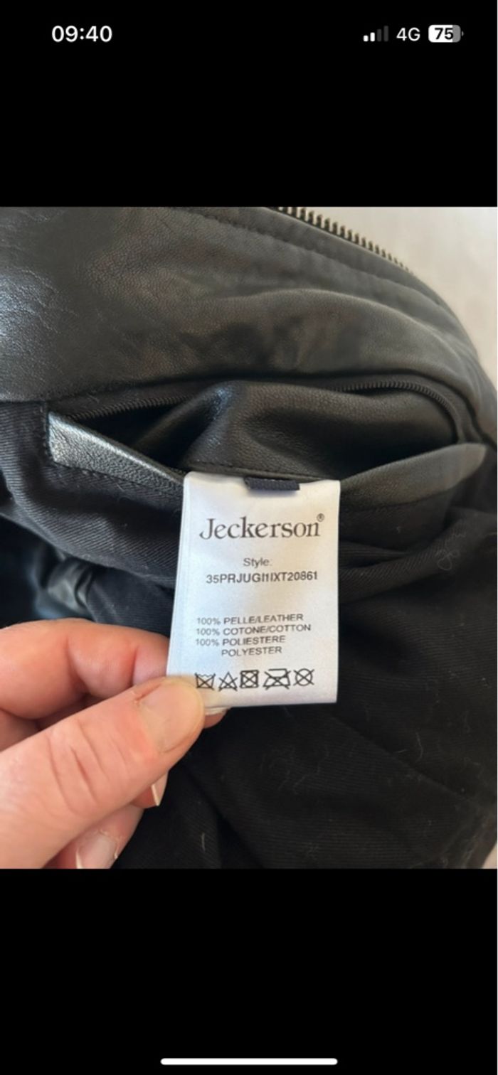 Veste en cuir jeckerson - photo numéro 7