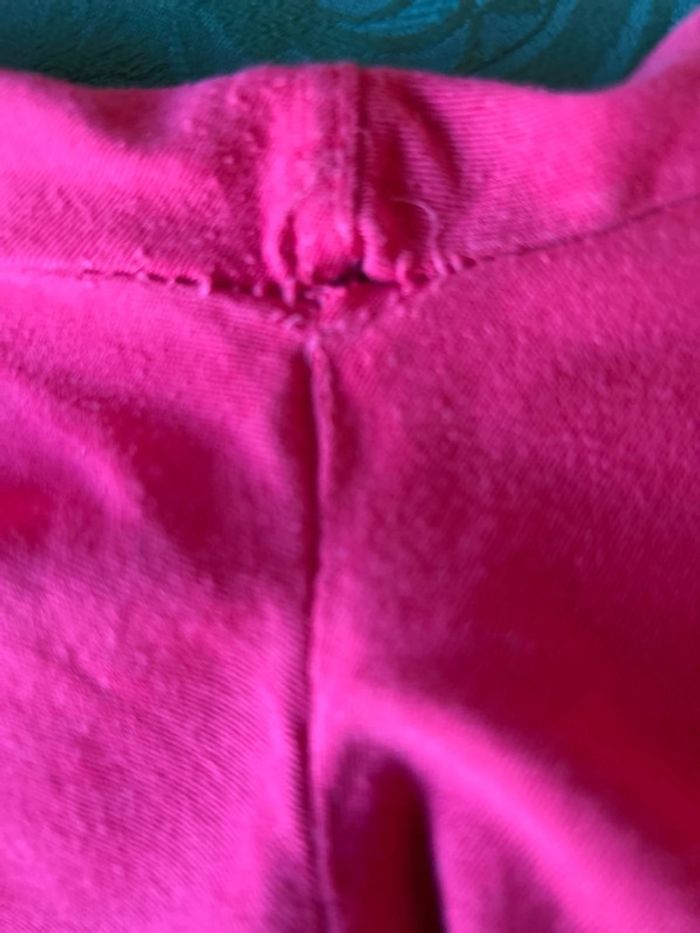Pantalon 7/8 rouge/rose  Rhétorique 40 - photo numéro 5