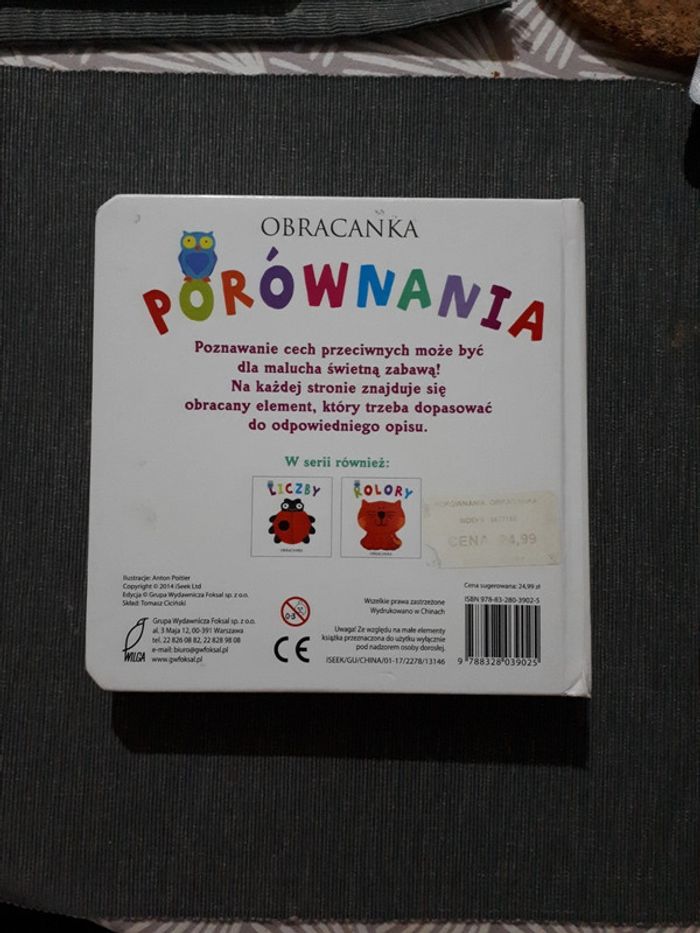 Livre polonais enfants Les comparaisons - photo numéro 2