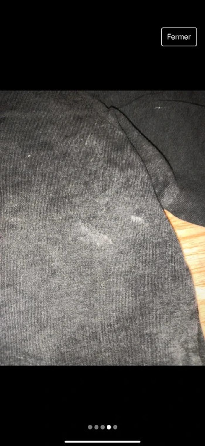 T-shirt noir kappa garçon taille Large (taille 15-16 ans je pense) vintage - photo numéro 3