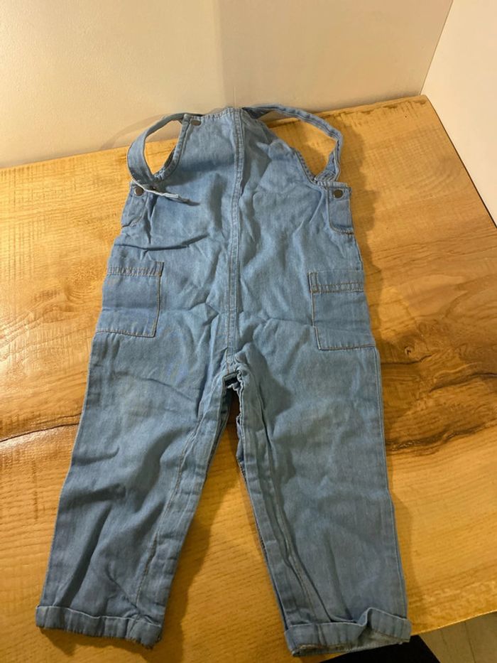 Salopette en denim mixte légère