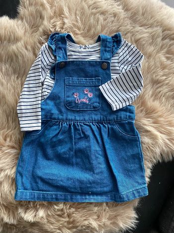 Lot robe jean + t-shirt ML