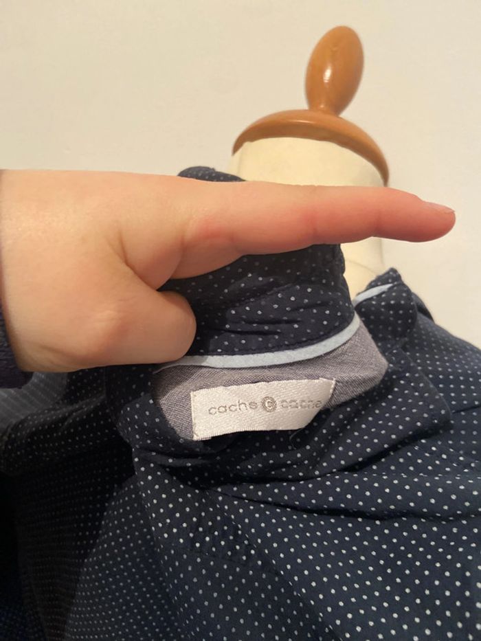 Chemisier blouse femme taille L de marque Cache cache - photo numéro 4
