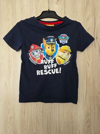 TEE-SHIRT BÉBÉ GARÇON PAW PATROL NICKELEDEON BLEU MARINE TAILLE 3ANS