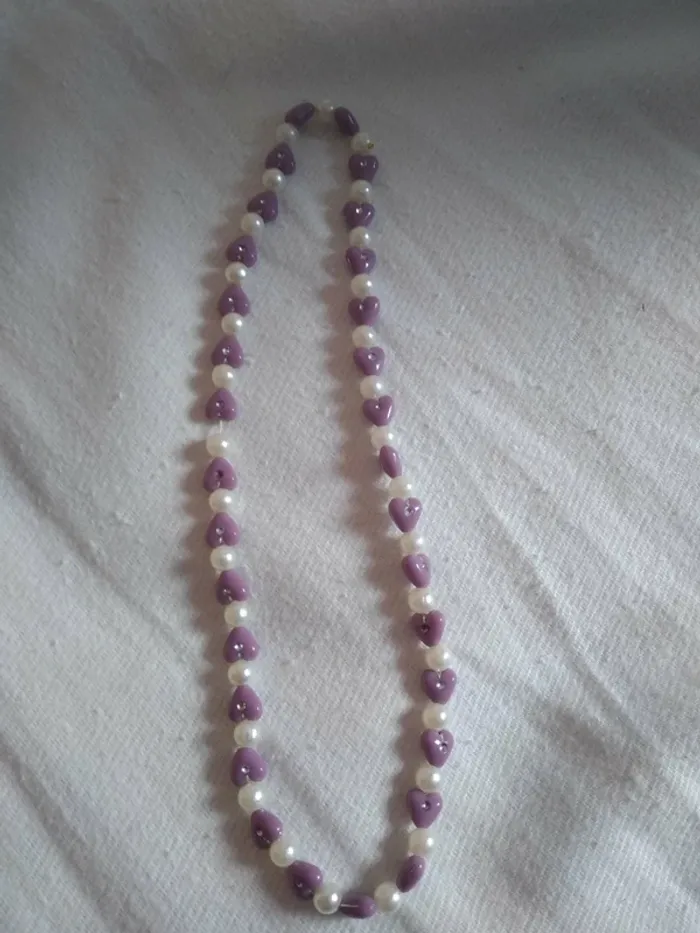 Collier Fillette Fantaisie Perles - photo numéro 3
