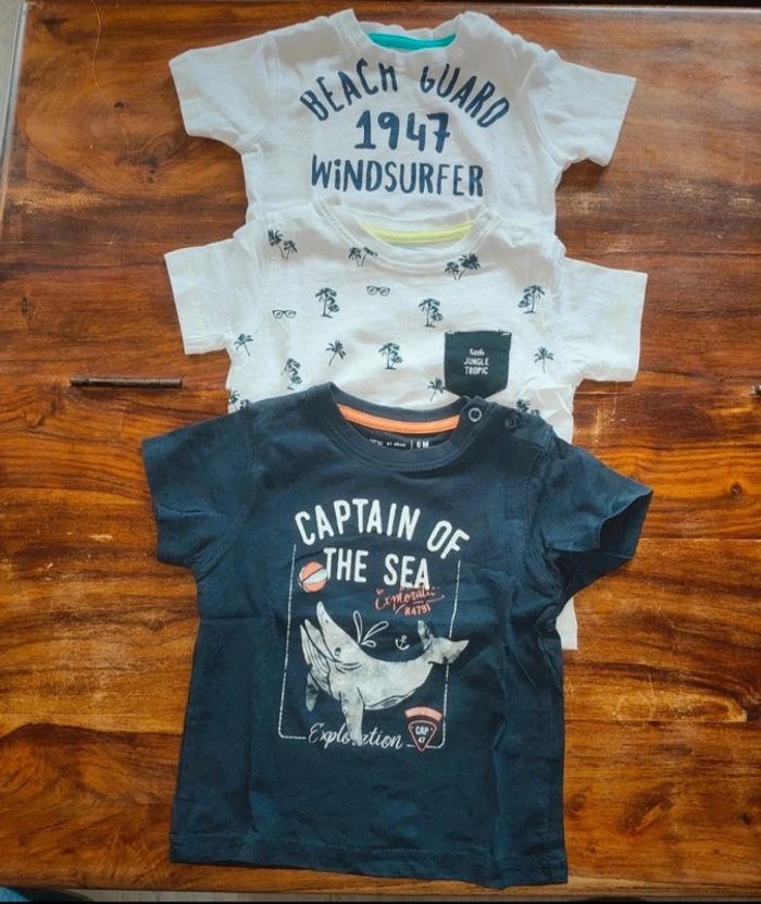 Lot tee shirt manches courtes