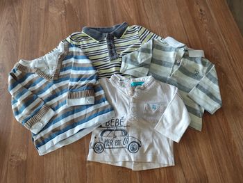 Lot de 4 haut 1 mois