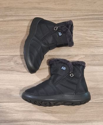 Bottes bottines hiver chaudes doublées imperméable randonnée femme 