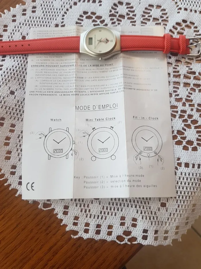 Montre femme publicitaire Montagne noire - photo numéro 7