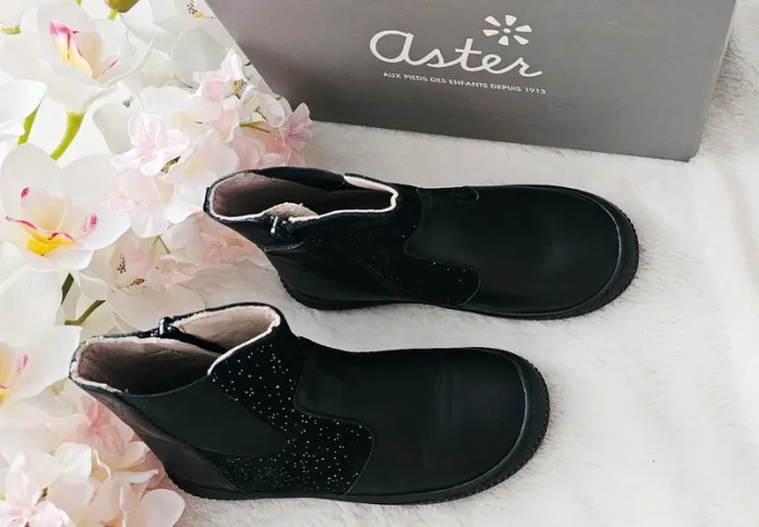 Bottes Bottines Cuir Zip Aster T29 - photo numéro 3
