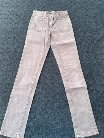 Jeans slim marron