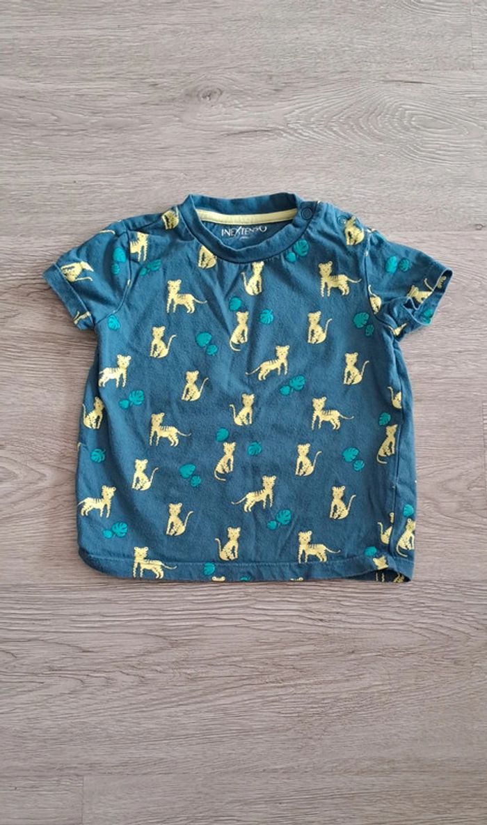 Ensemble salopette et t-shirt garçon 18 mois - photo numéro 4