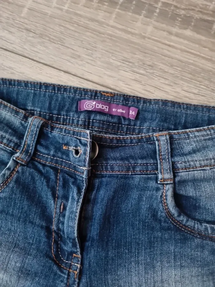 Mini short en jeans 10 ans - photo numéro 3