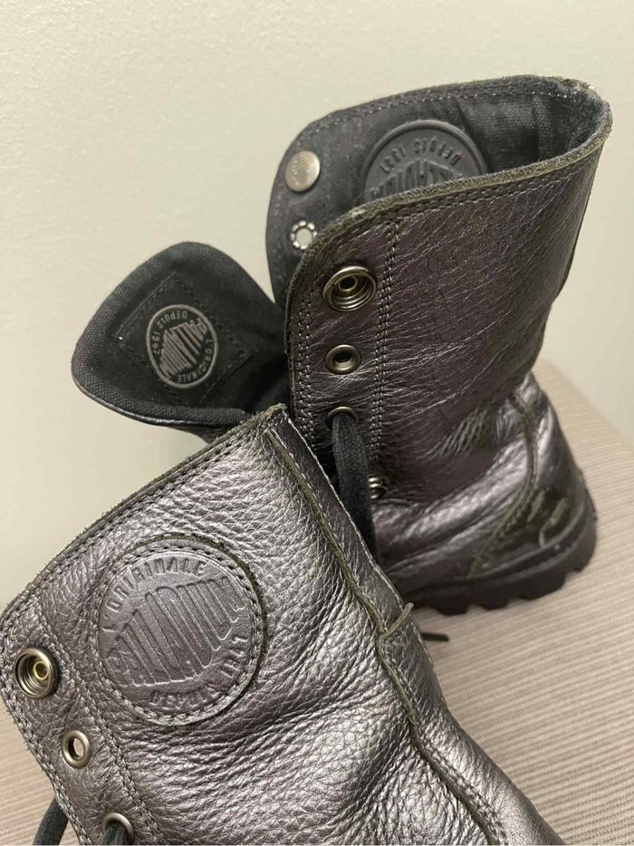 Bottes Palladium noires métalliques - photo numéro 4