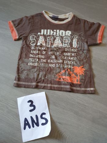 Maillot t-shirt 3ans garçon