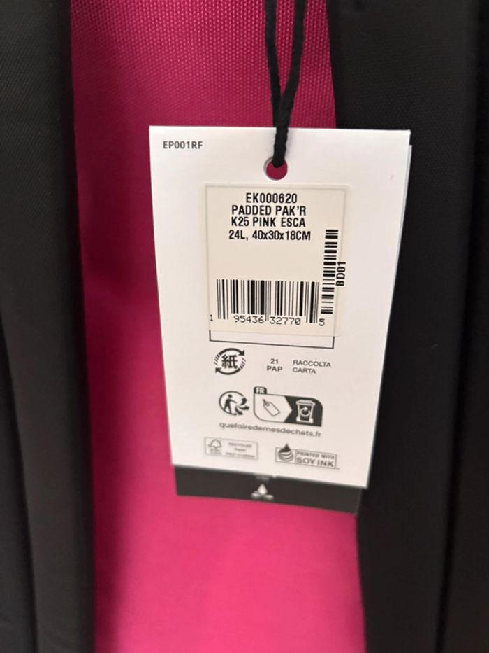 Sac à dos Eastpak Neuf 24 litres Rose - photo numéro 11