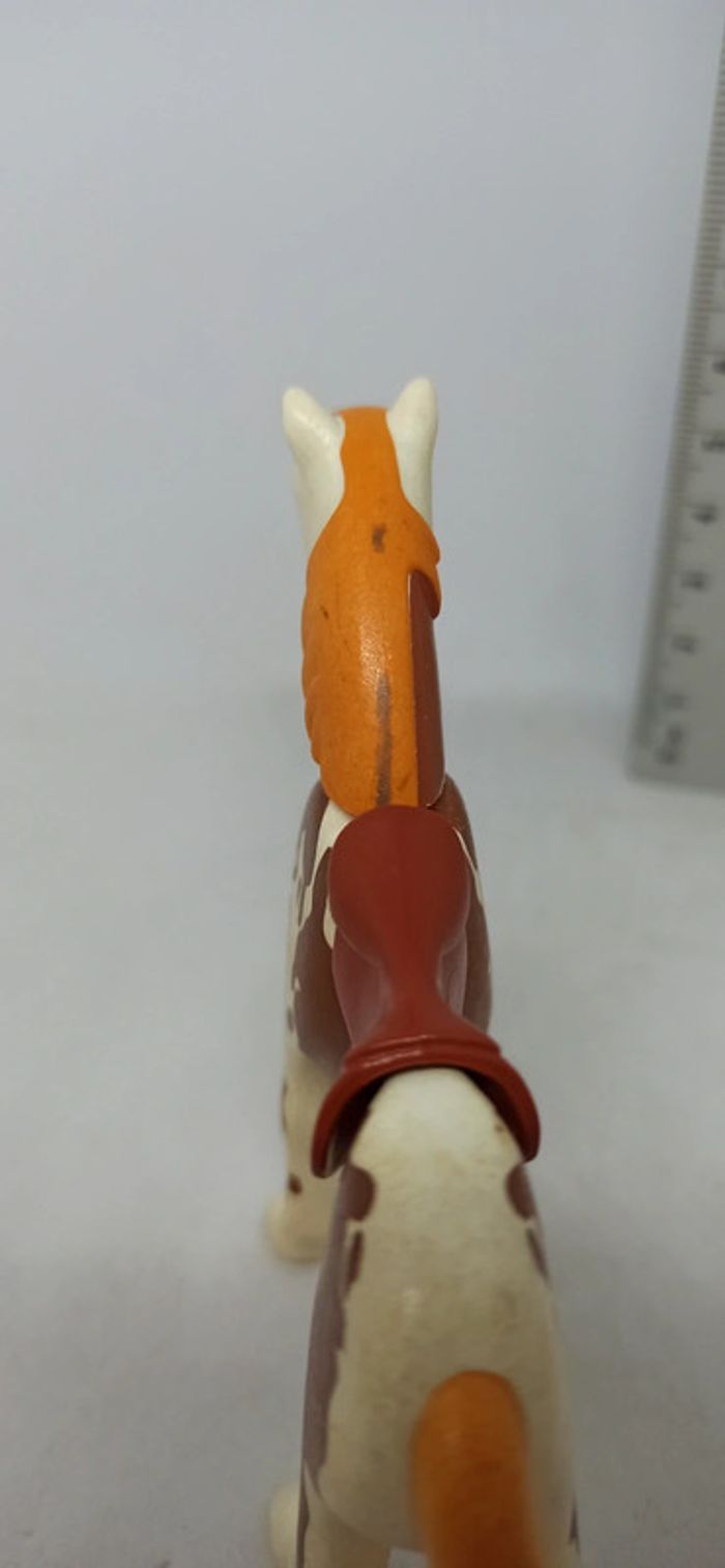 Cheval blanc et marron avec poulain playmobil - photo numéro 8