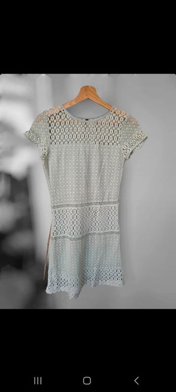 Robe habillée broderie/crochet