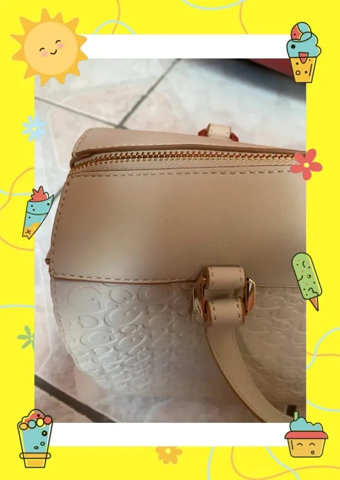 Sac à main Guess crème neuf - photo numéro 4