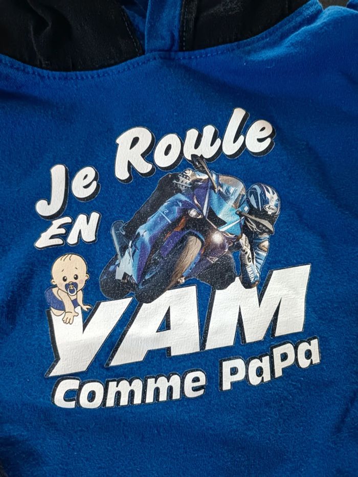 Tee shirt manches longues usmotosport 4 ans - photo numéro 2