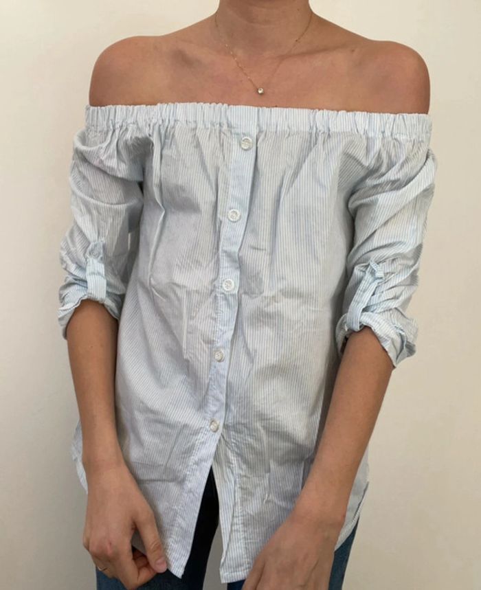Chemise à épaule dénudées