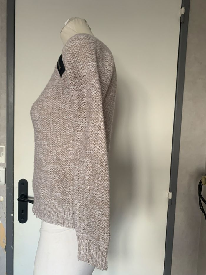 Pull rose fermeture éclair - photo numéro 5