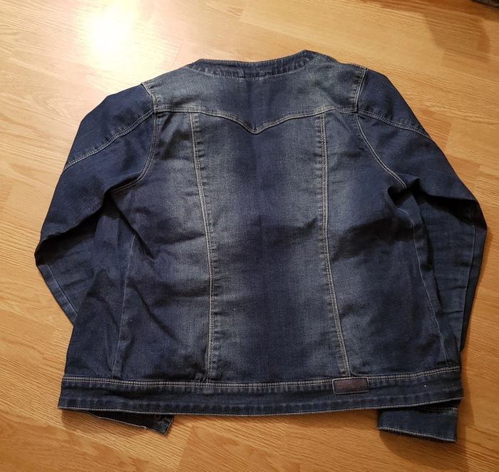 Veste jean bleu Okaïdi fille 14 ans - photo numéro 3