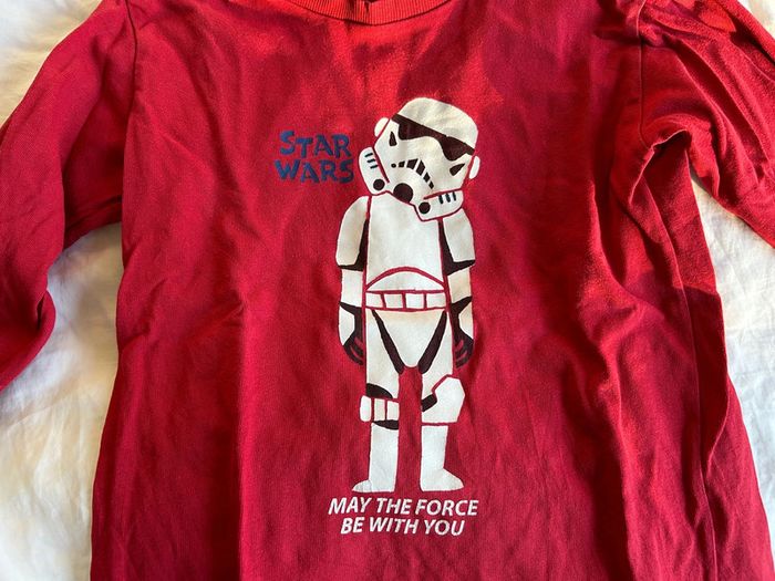 Haut / tee shirt manches longues star wars 8 ans - photo numéro 2