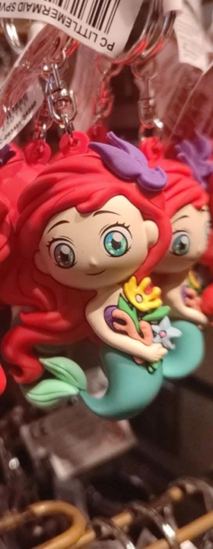 Porte clef petite sirène Disneyland Paris