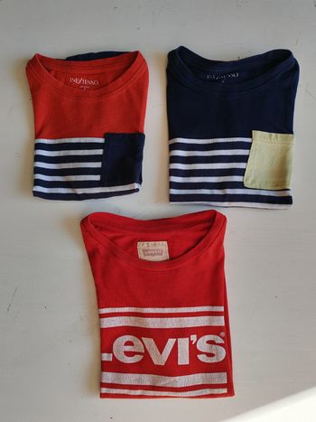 Lot de 3 t-shirts garçon 8 ans 